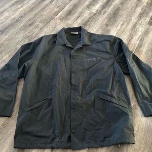 Essentials Charcoal Men's Lightweight Jacket L